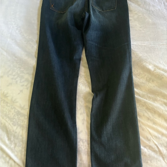Kut from the Kloth medium wash straight leg distressed denim jeans size 8 - Picture 6 of 11